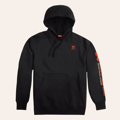 Walls Men's Midnight Black Outdoor Goods Graphic Work Hoodie
