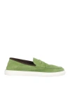 Wally Walker Man Loafers Military Green Size 12 Leather