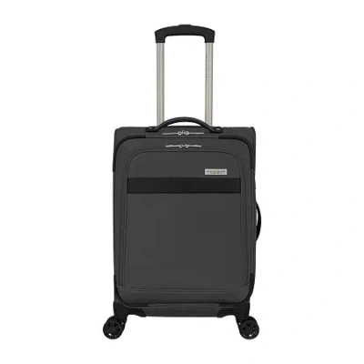 Wallybags 20 Inch Softside Carry-on Spinner Luggage In Gray