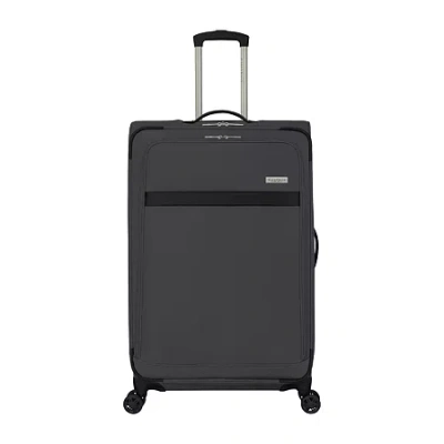 Wallybags 29 Inch Softside Checked Spinner Luggage In Gray