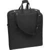 Wallybags 42" Premium Travel Garment Bag With Shoulder Strap In Black