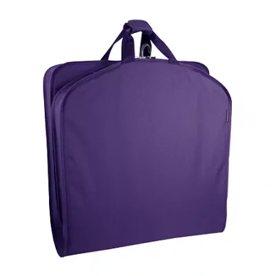 Wallybags 52" Deluxe Solids Travel Garment Bag In Purple