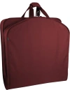 Wallybags 52" Deluxe Travel Garment Bag In Burgundy