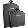 Wallybags 60 Inch & 40 Inch Deluxe Travel Garment Bag, Black Bride & Groom In Black