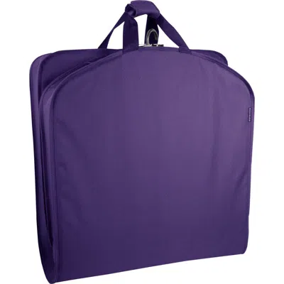 Wallybags Deluxe 40" Travel Garment Bag In Purple