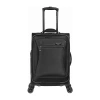 Wallybags Solutions 20â Expandable Spinner Carry-on With Padded Electronics Pockets In Black