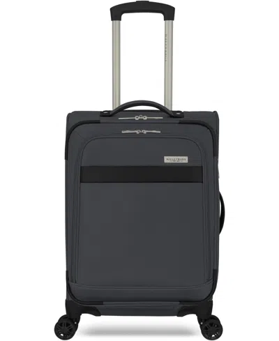 Wallybags Stratford Small Expandable Carry-on Spinner In Black