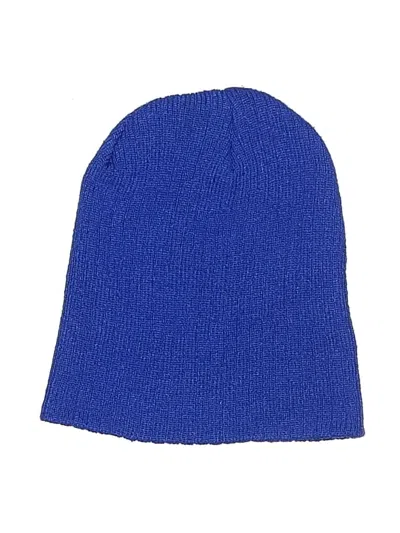 Pre-owned Walmart Beanie Hat In Blue
