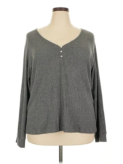 Pre-owned Walmart Cardigan Sweater In Gray