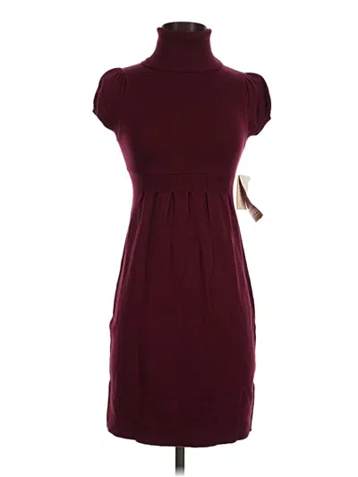 Pre-owned Walmart Casual Dress In Burgundy