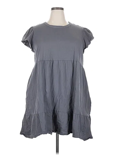 Pre-owned Walmart Casual Dress In Gray