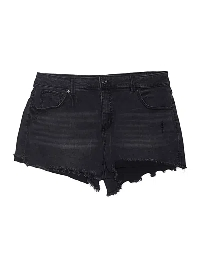 Pre-owned Walmart Denim Shorts In Black