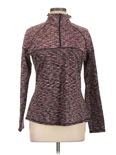 Pre-owned Walmart Fleece Jacket In Burgundy