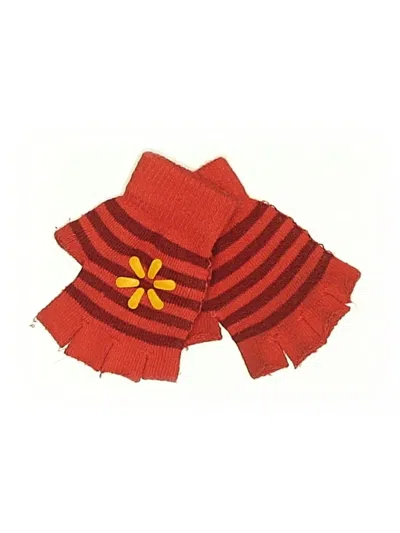 Pre-owned Walmart Kids' Gloves In Orange