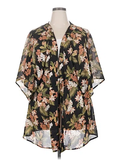 Pre-owned Walmart Kimono In Black