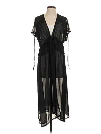Pre-owned Walmart Kimono In Black
