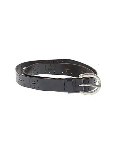 Pre-owned Walmart Leather Belt In Black