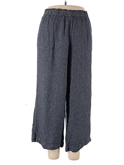 Pre-owned Walmart Linen Pants In Gray