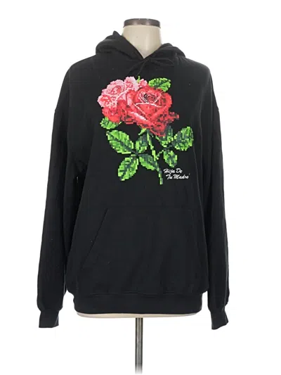 Pre-owned Walmart Pullover Hoodie In Black