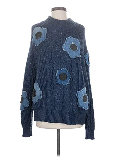 Pre-owned Walmart Pullover Sweater In Blue