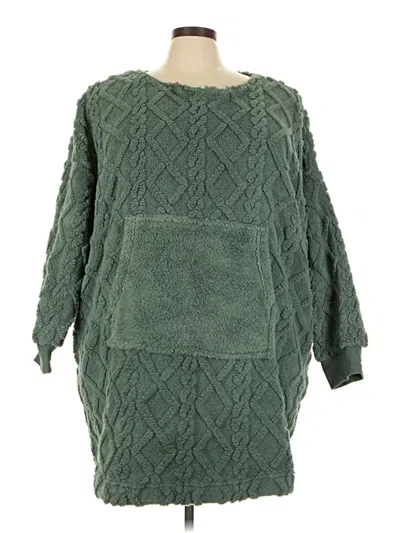 Pre-owned Walmart Pullover Sweater In Green