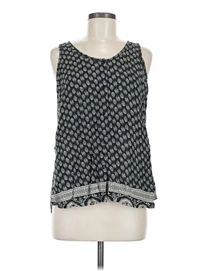 Pre-owned Walmart Sleeveless Blouse In Black