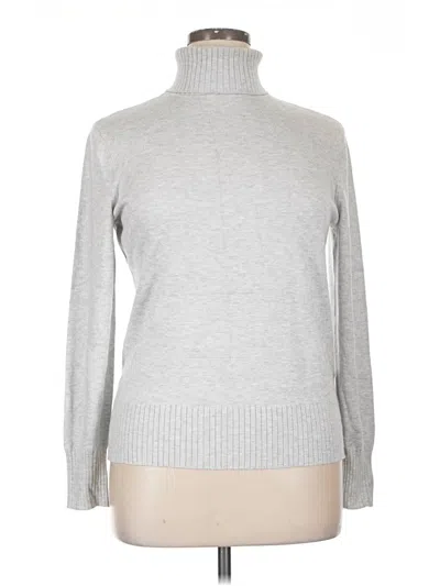 Pre-owned Walmart Turtleneck Sweater In Silver
