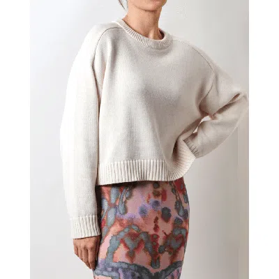 Walnut Melbourne Seville Knit Jumper In Cream