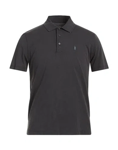 Waltbay® Waltbay Man Polo Shirt Lead Size S Cotton In Black