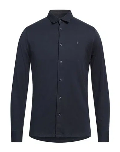 Waltbay® Waltbay Man Shirt Navy Size Xxl Organic Cotton