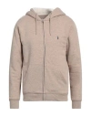 Waltbay® Waltbay Man Sweatshirt Beige Size L Organic Cotton, Recycled Polyester