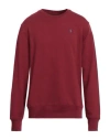 Waltbay® Waltbay Man Sweatshirt Burgundy Size Xl Organic Cotton, Recycled Polyester In Red