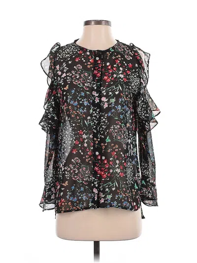 Pre-owned Walter Baker 3/4 Sleeve Blouse In Black