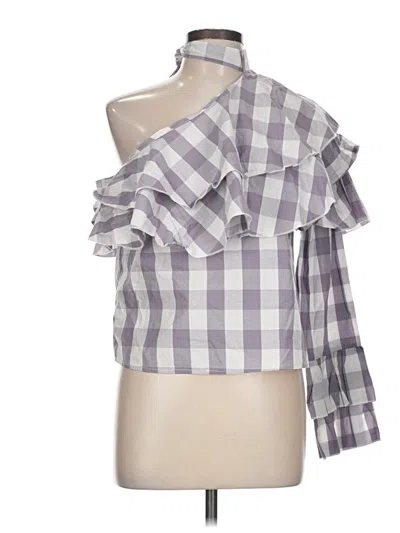 Pre-owned Walter Baker 3/4 Sleeve Blouse In Gray