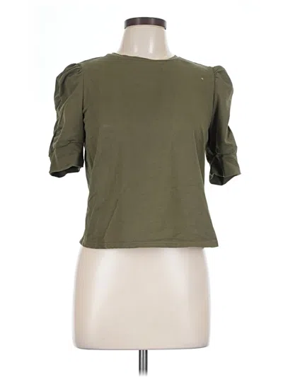 Pre-owned Walter Baker 3/4 Sleeve T-shirt In Green