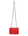 Walter Baker Addison Flap Leather Shoulder Bag In Red