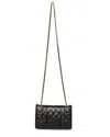 Walter Baker Addison Mini Leather Flap In Black