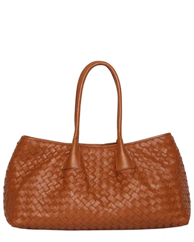 Walter Baker Alina Large Leather Tote In Brown