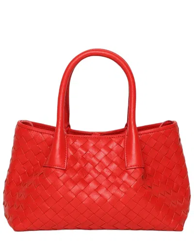 Walter Baker Alina Mini Leather Tote In Red