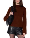 Walter Baker Amara Top In Burgundy