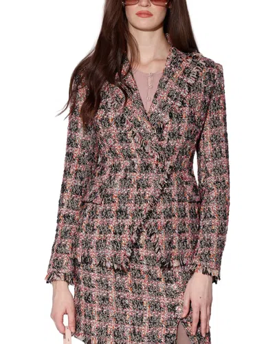 Walter Baker Annalise Wool-blend Blazer In Multi