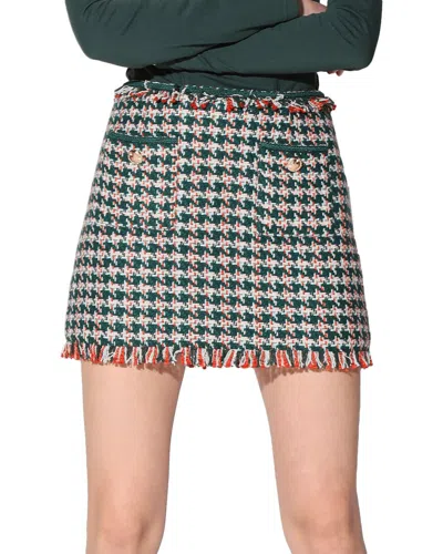Walter Baker Ansley Straight Fit Skirt In Blue