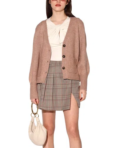 Walter Baker Aretha Cardigan In Brown