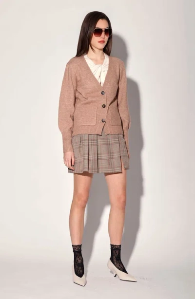 Walter Baker Aretha Cardigan In Brown