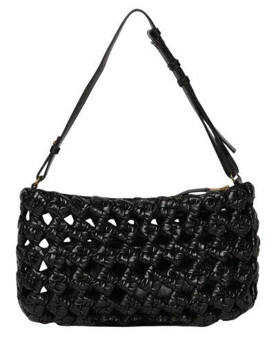 Walter Baker Ash Leather Clutch In Black