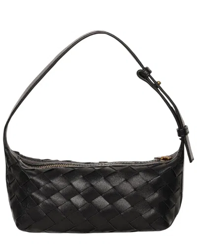 Walter Baker Aurora Leather Satchel In Black