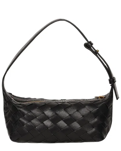 Walter Baker Aurora Leather Satchel In Black