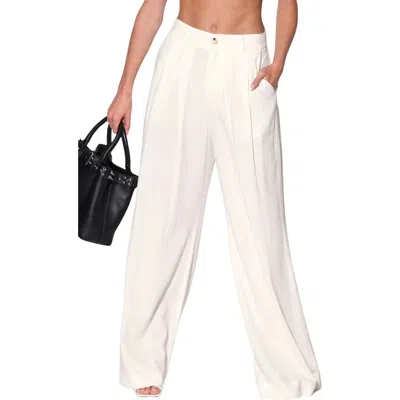 Walter Baker Belinda Linen-blend Pant In Neutral