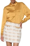Walter Baker Bella Patch Pocket Shirt In Goldenrod