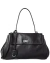 Walter Baker Billie Leather Satchel In Black